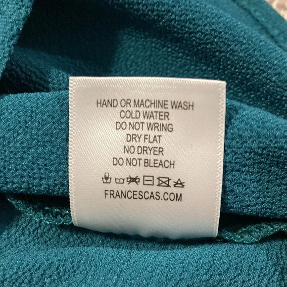 Blue Rain Green Blouse XL - Picture 11 of 15